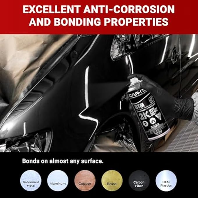 CAR-REP 2K EPOXY COLOR TOP COAT WITH WISE 2K TECHNOLOGY, EASY APPLICATION, HIGH COVERAGE, JET BLACK HIGH-GLOSS, 11OZ AEROSOL CAN - Image 4